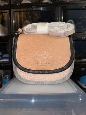 kate spade Metallic Silver Compact Crossbody